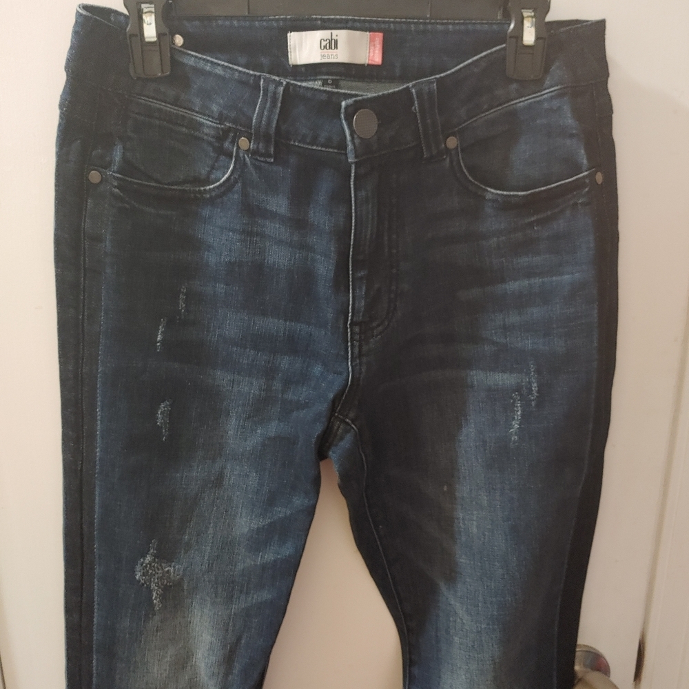 Cabi size 6 high straight jeans